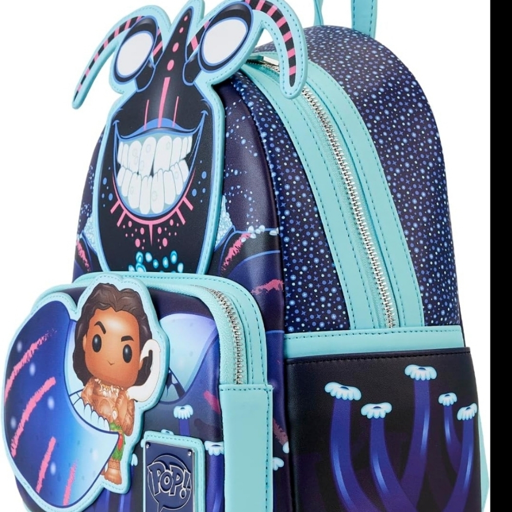Loungefly Disney Villains: Moana - Tamatoa Glow In The Dark Mini-Backpac… - Picture 6 of 6